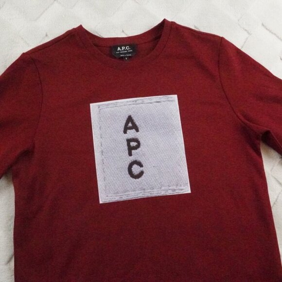 APC Sweater Womens Small Red Pull Over - Picture 2 of 9
